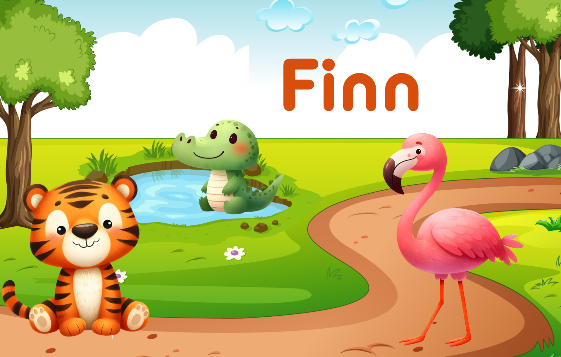 Brooddoos met naam - Diertjes