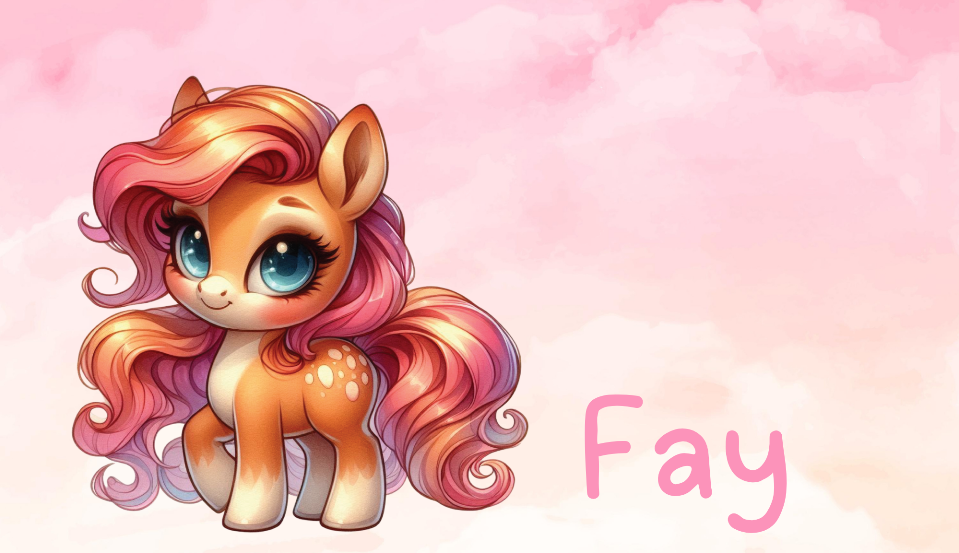 Brooddoos met naam - Schattig paard