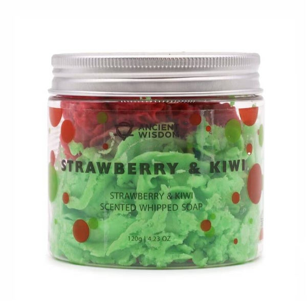 Slagroomzeep - Aardbei kiwi