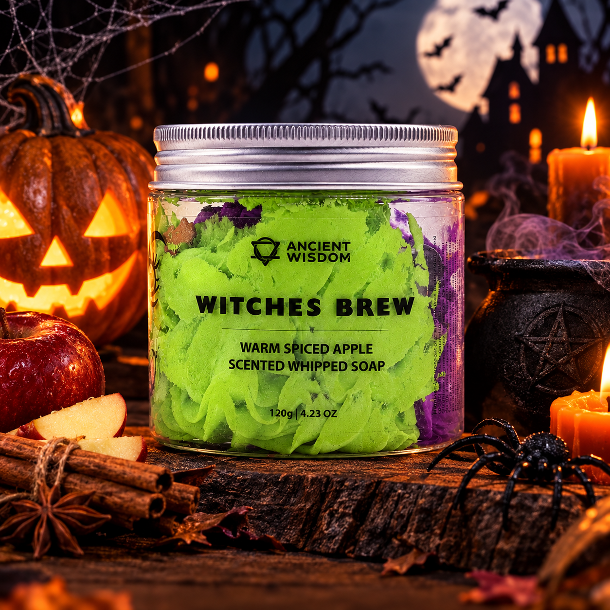 Slagroomzeep - witches brew