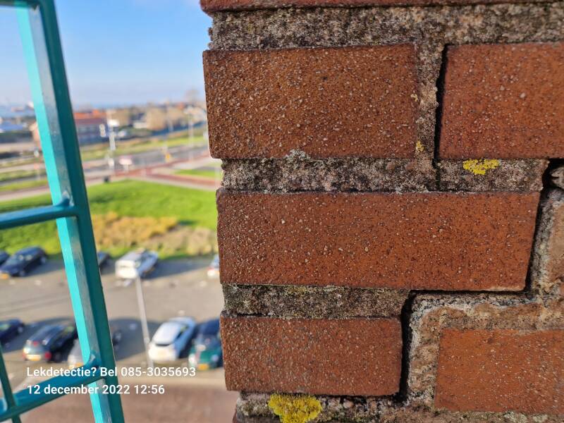 gevel lekkage
