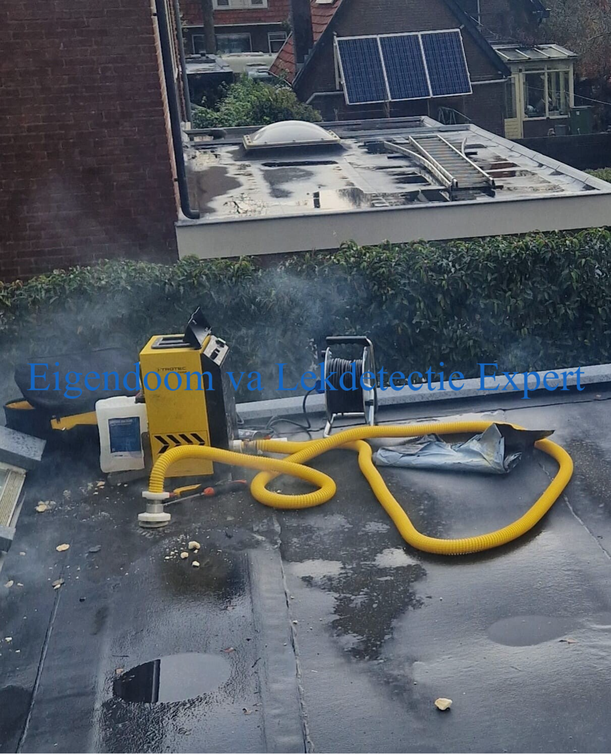 lekdetectie platte dak