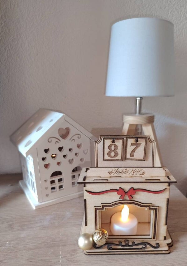 🎄✨ Calendrier de l’Avent lumineux – Compte à rebours de Noël ✨🎄