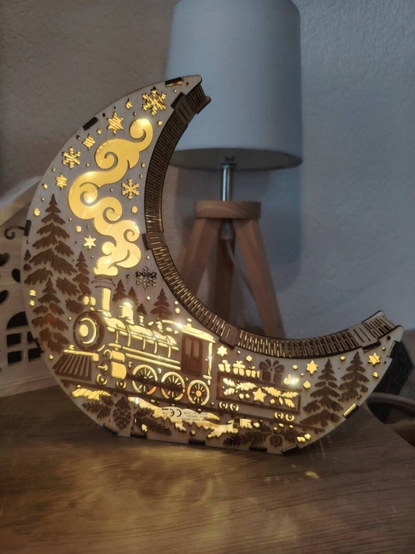 🎄✨ Décoration de Noël – Train enchanté ✨🎄