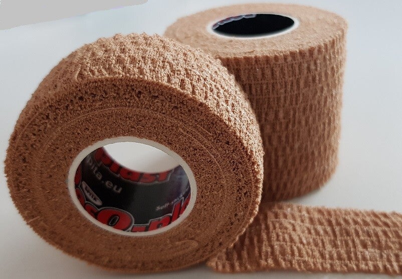 ResQ-Plast Sensitive 2,5cm x 4,5m beige zelfhechtende zwachtel