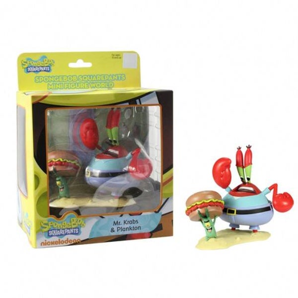 SpongeBob SquarePants Mini Figure World Series 2 - Mr Krabs & Plankton