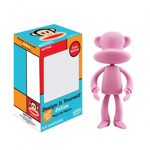 Paul Frank Julius Vinyl Art Figure - DIY Julius (Pink Edition)