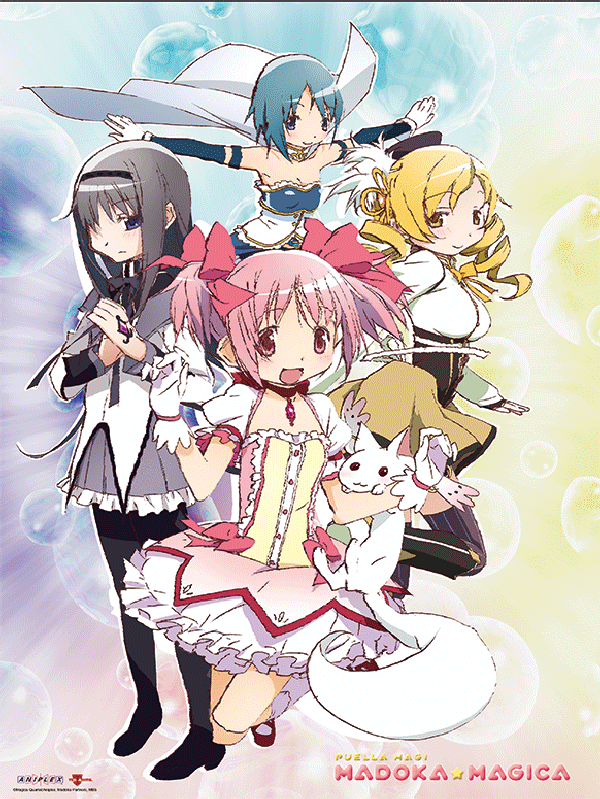 Puella Magi Madoka Magica Key Art 3D Lenticular Poster 18x24