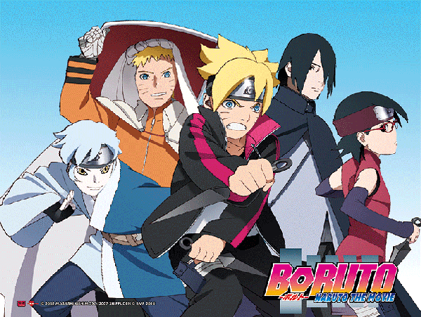 Boruto: Naruto the Movie Key Art 3D Lenticular Poster 18x24