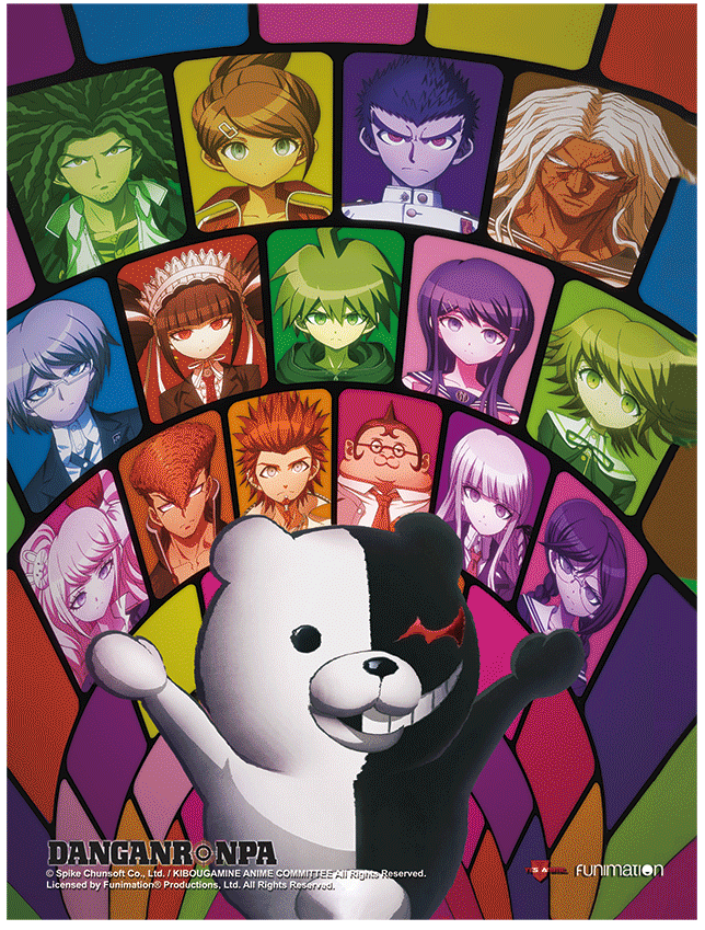 YA3D0044 Danganropa 3D Lenticular Wall Art Poster Framed