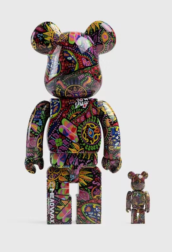 Be@rbrick Psychedelic Paisley 100% and 400% Set