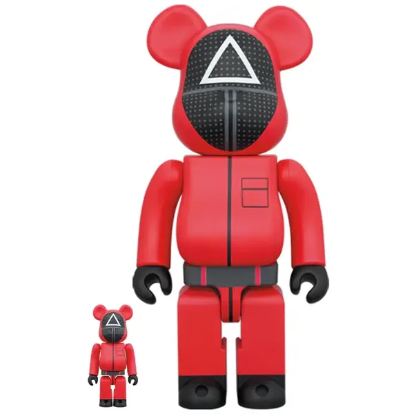 Medicom Toy Be@rbrick Squid Game Guard (Triangle) 100% & 400%