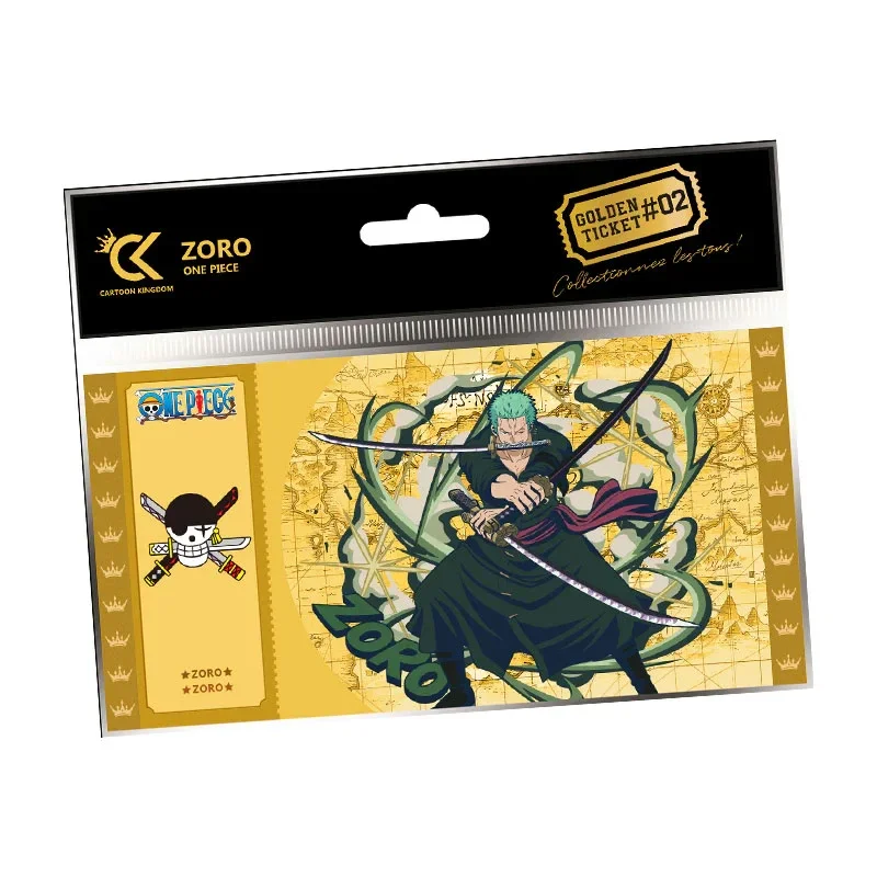 ABYstyle Cartoon Kingdom One Piece Roronoa Zoro Golden Ticket #02