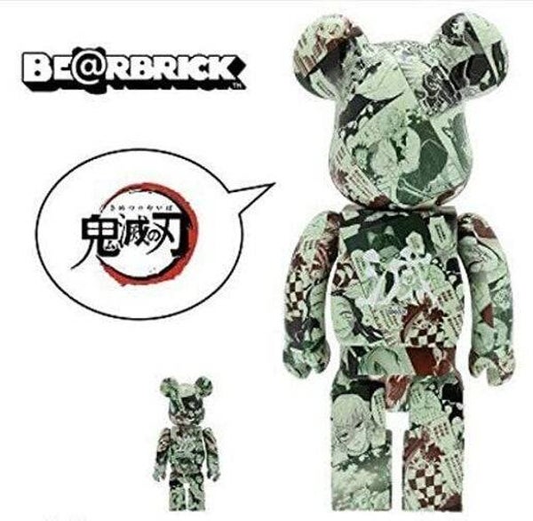 Bearbrick Demon Slayer Collaboration Kimetsu no Yaiba 100% 400% Medicom
