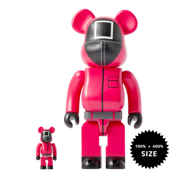Medicom Toy Be@rbrick - Squid Game (Square) Guard  100% & 400%
