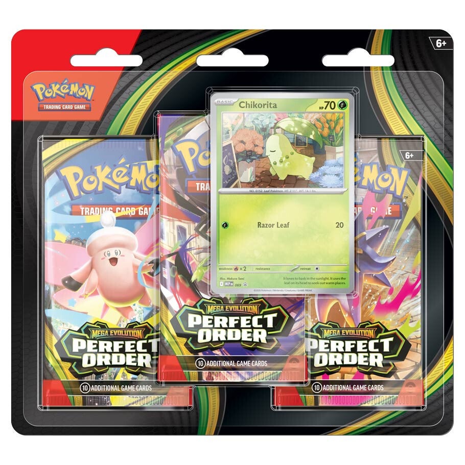 Pokémon TCG: Mega Evolution 3: Perfect Order: 3-Booster Blister
