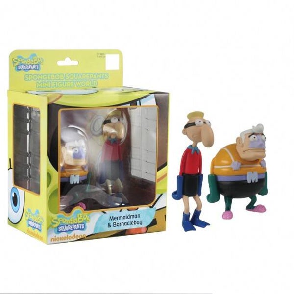 SpongeBob SquarePants Mini Figure World Series 3 MermaidMan & BarnacleBoy