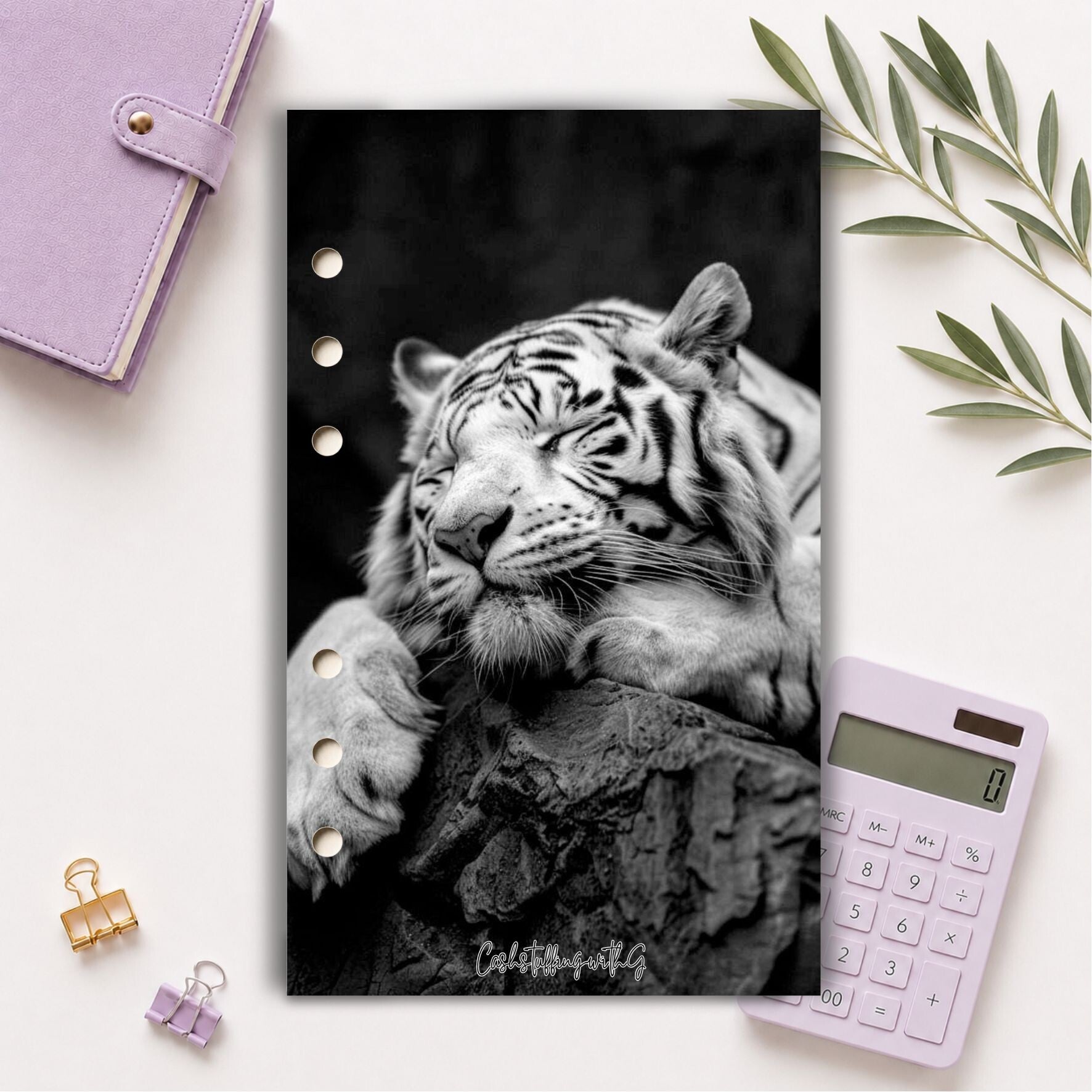 Copertina b&w - tigre