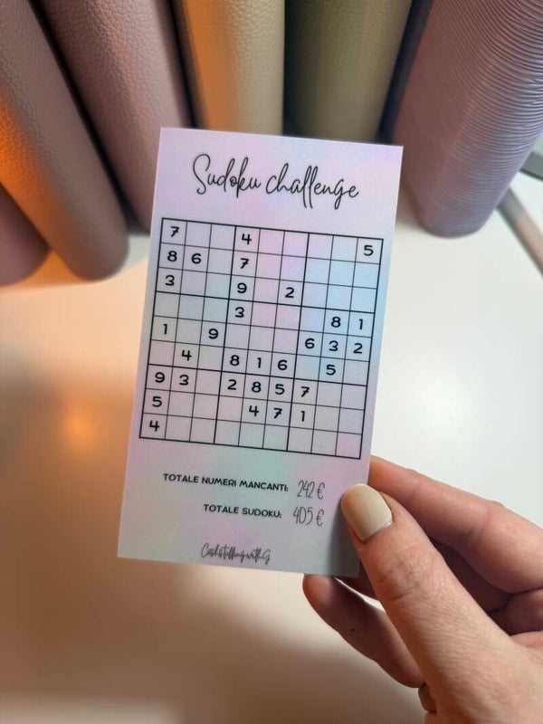 Challenge sudoku