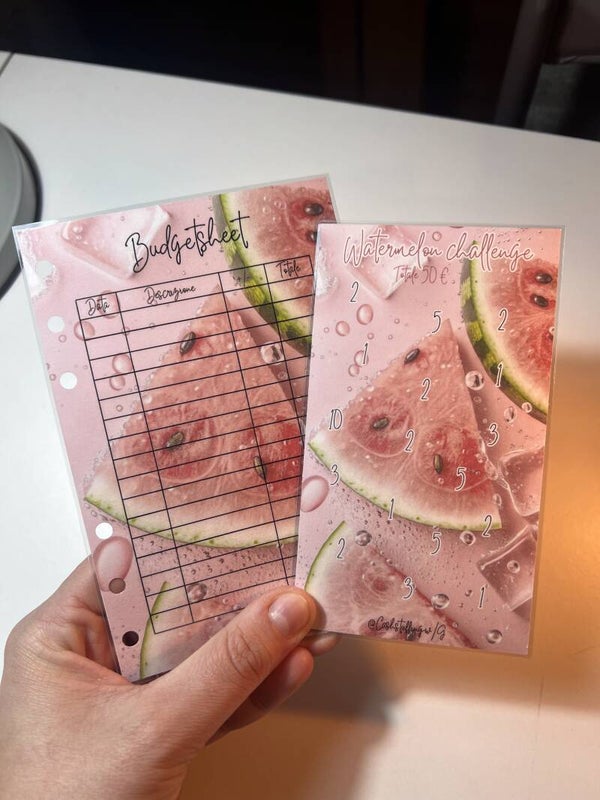 Budgetsheet watermelon