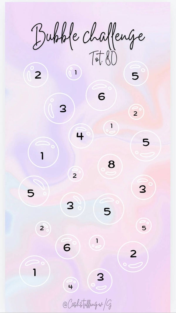 Bubble challenge