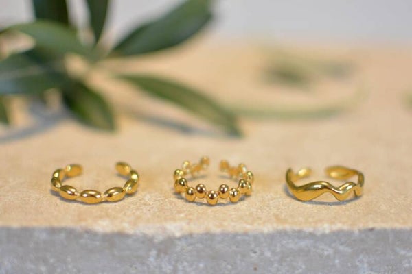 Ringe 'Waves' Vintage offener Ring