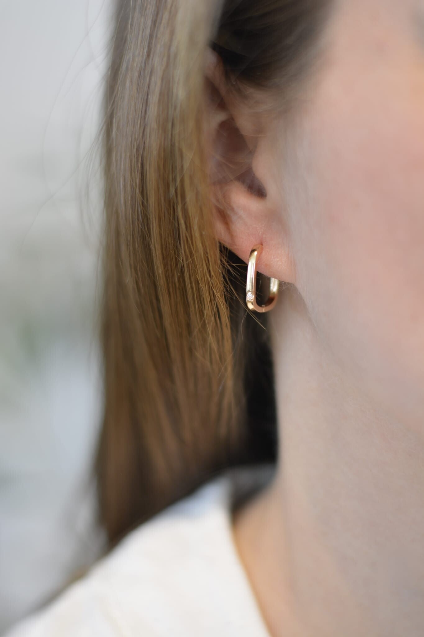 Creolen Zirkonia rosè