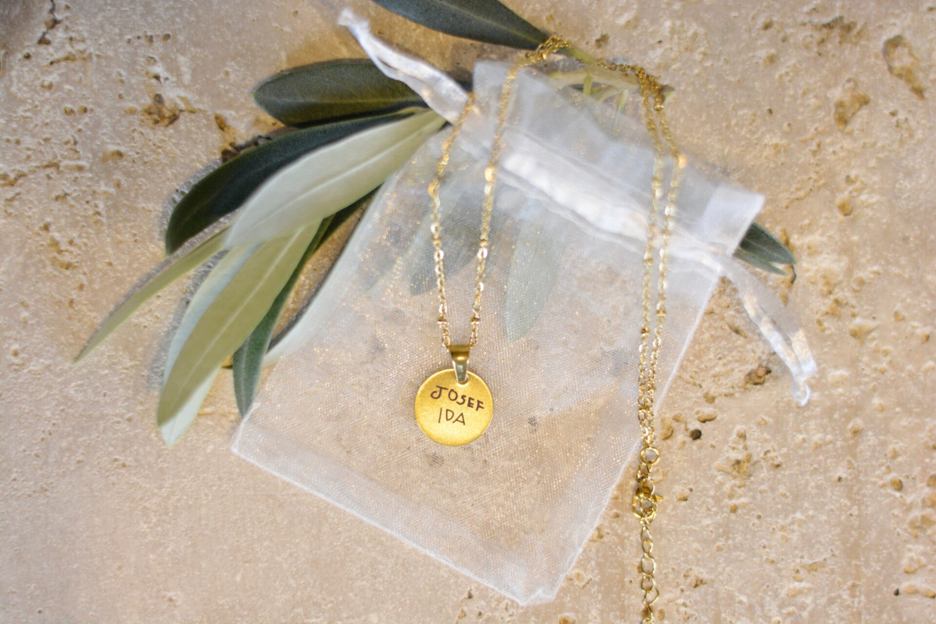 Handschrift Kette personalisiert graviert Kette