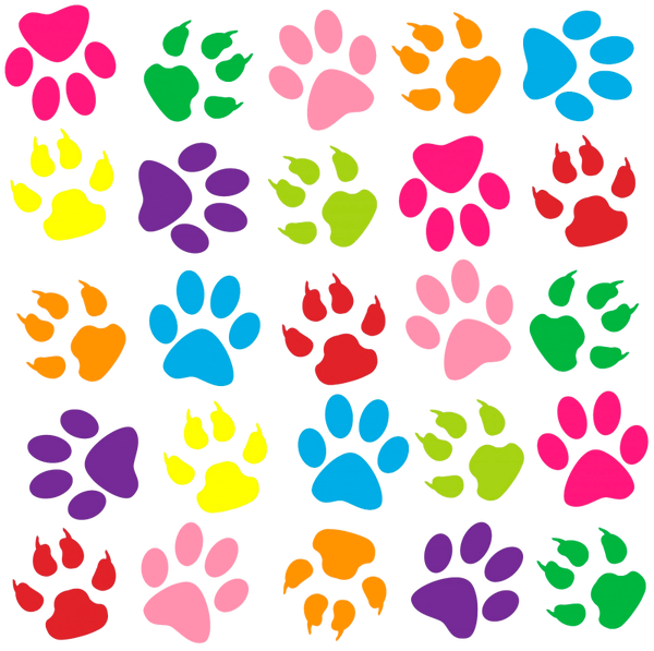 PAW print badge.