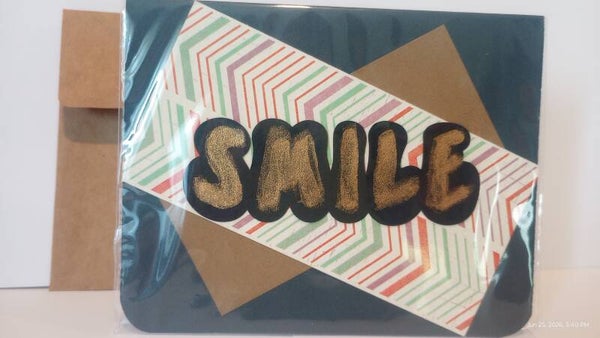 "Smile" Shiny Gold