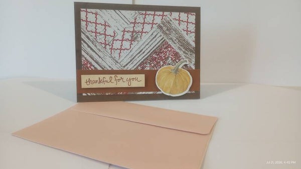 "Thankful for you"