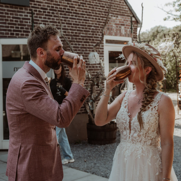 Proost - glas van metaal