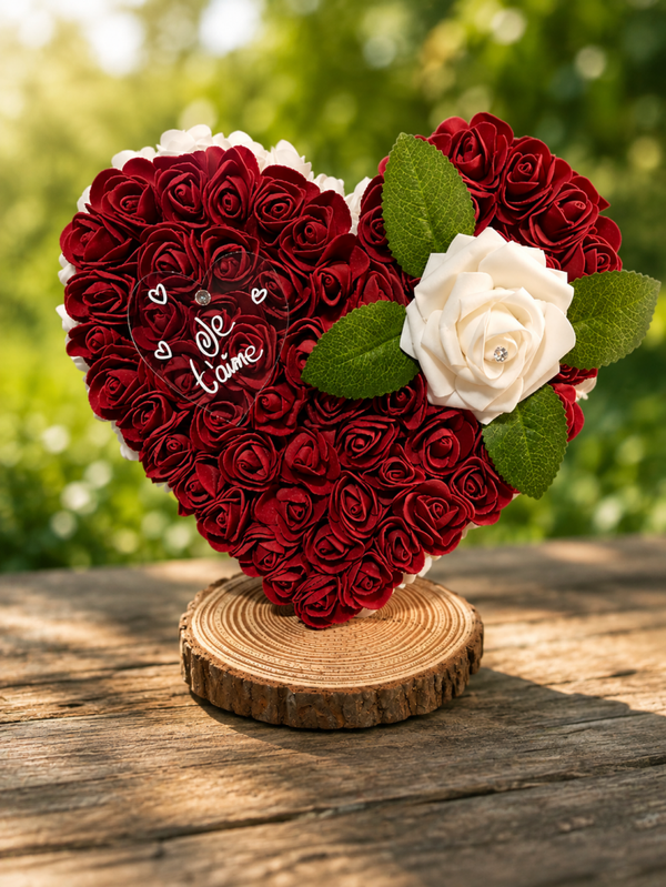 Coeur avec socle