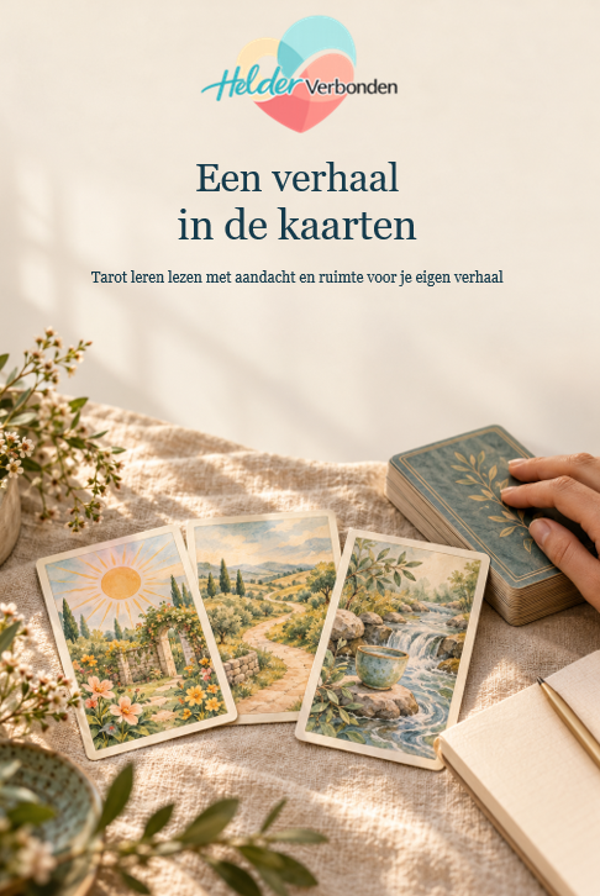 Een verhaal in de kaarten | Tarot leren lezen, kaartbetekenissen en zelfreflectie