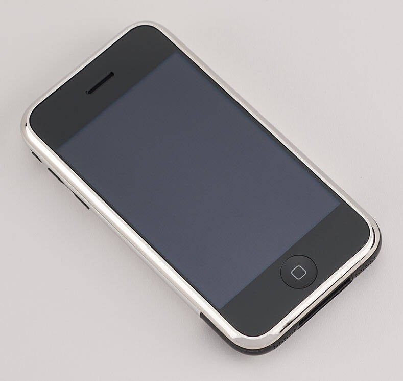 riginal 4GB iPhone jailbroken by teenage hacker George Hotz, known as "geohot"