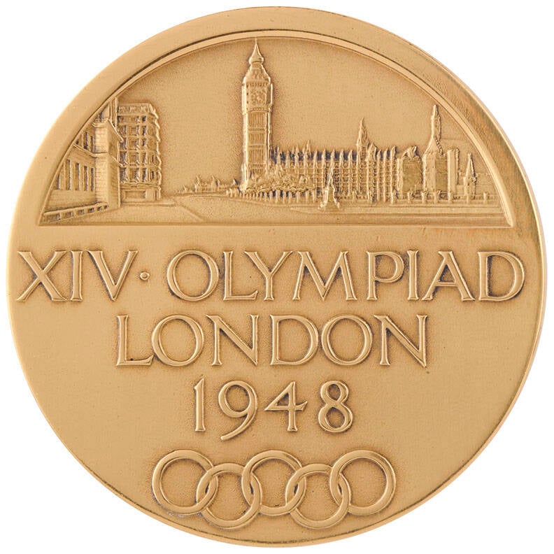 Participation medal from the London 1948 Summer Olympics