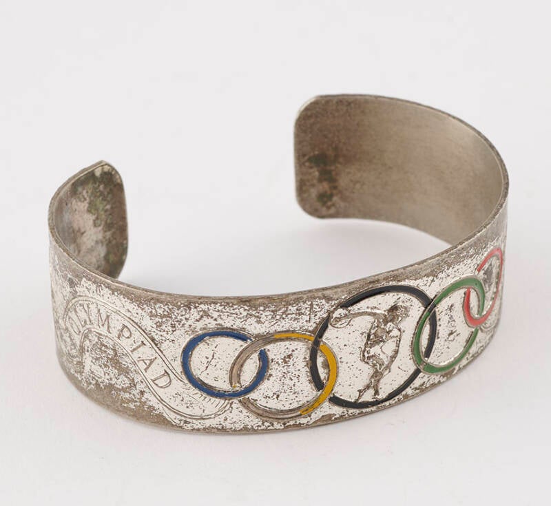 Commemorative bracelet from the Los Angeles 1932 Summer Olympics