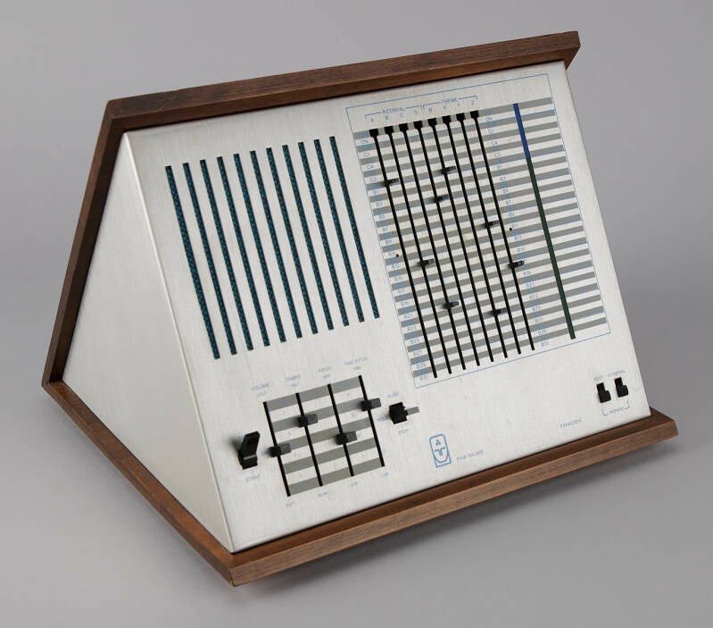 Scarce vintage circa 1972 Triadex Muse, an early sequencer-based digital synthesizer manufactured in limited quantities by Triadex Incorporated in Newton, Massachusetts, in the early 1970s
