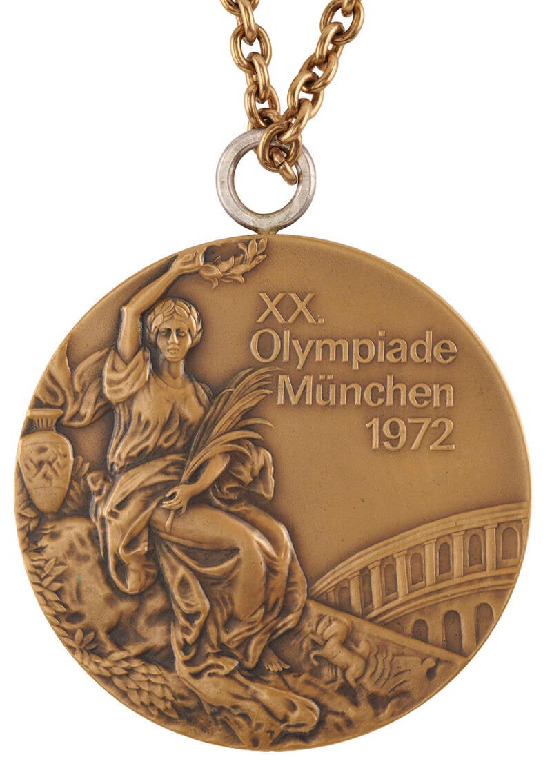 Munich 1972 Summer Olympics Bronze Winner's Medal