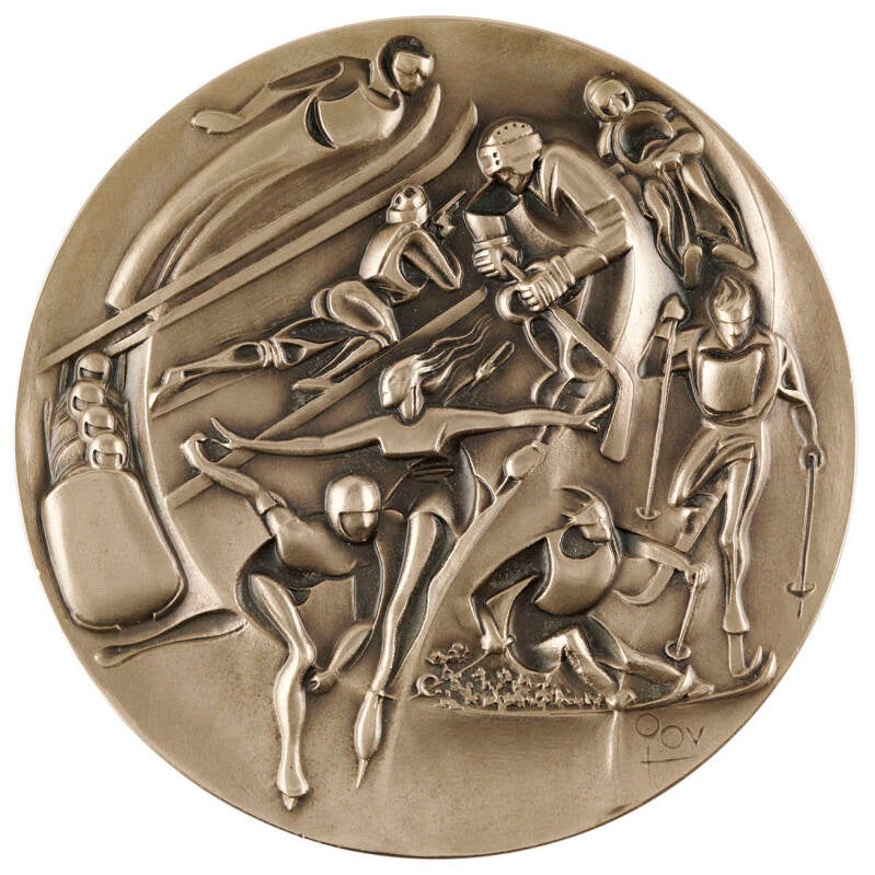 Participation medal from the Lake Placid 1980 Winter Olympics