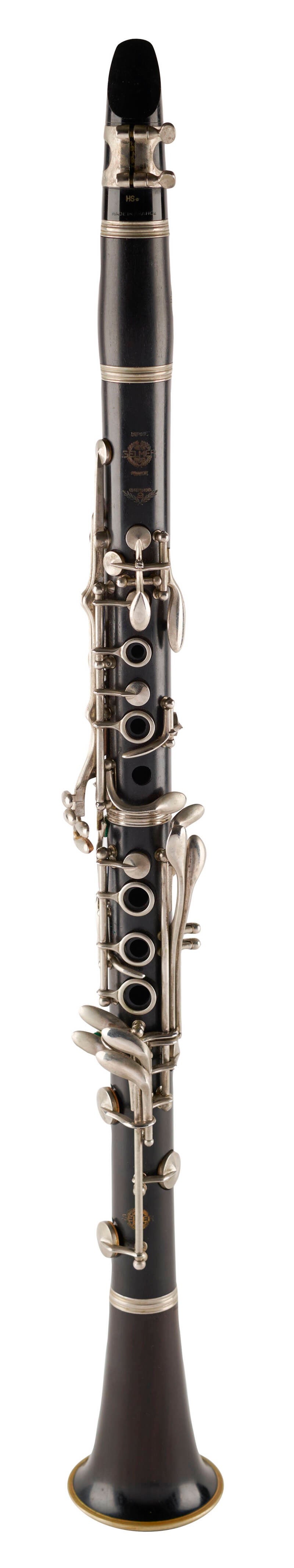 Black Henri Selmer ‘Series 9’ clarinet from the personal collection of Alto Reed, the longtime saxophonist for Bob Seger’s Silver Bullet Band