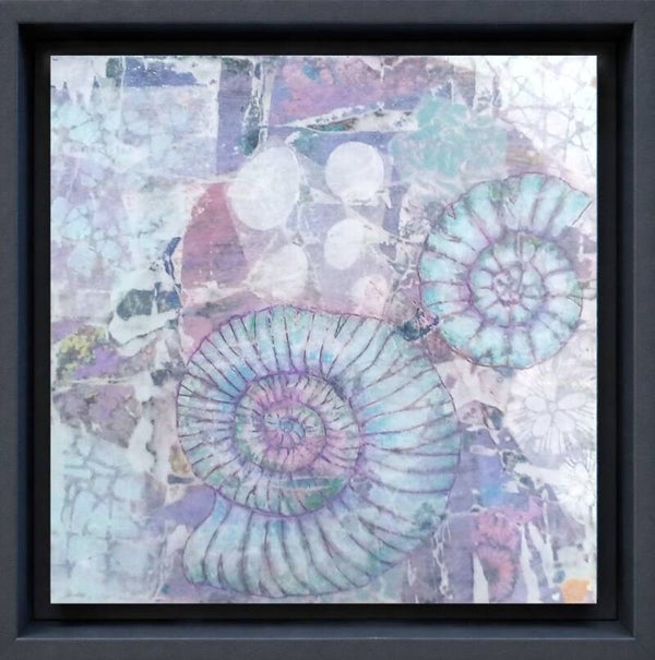 Ammonite Dream: Amethyst Whispers I