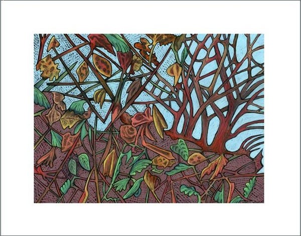 A Signed & Mounted Print of Arboreal Array