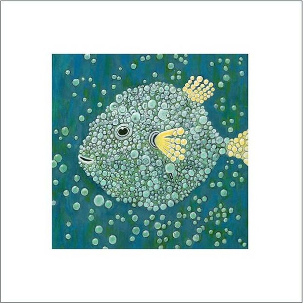 A Signed & Mounted Print of Bubblefish