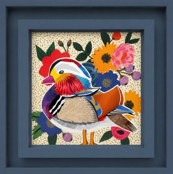 Floral Mandarin Duck
