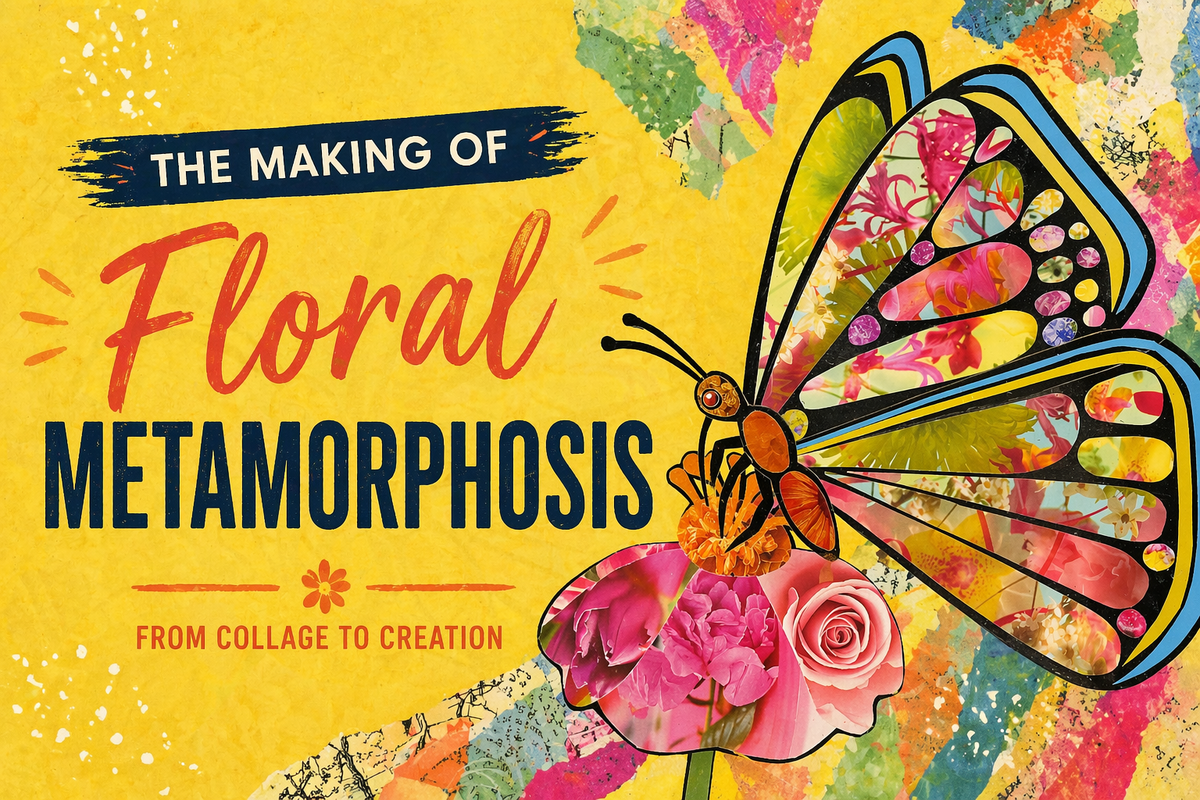 The Making of Floral Metamorphosis / Blog | www.alisonadamsart.co.uk
