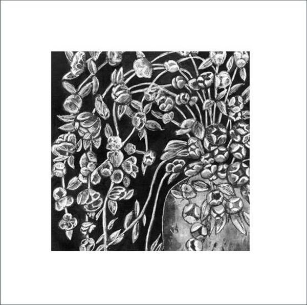 A Signed & Mounted Print of Flowers in an Urn