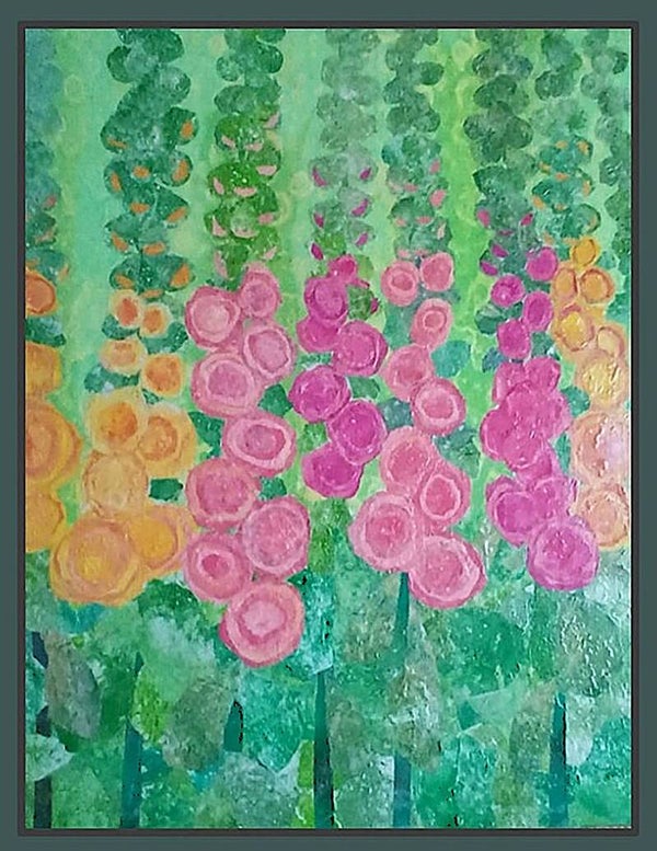 Hollyhocks