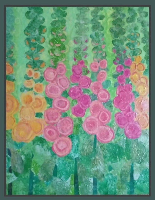 Hollyhocks