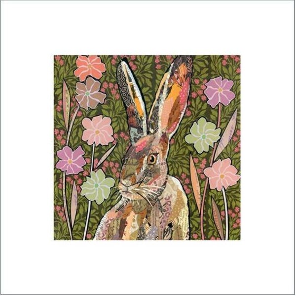 A Signed & Mounted Print of Meadow Hare